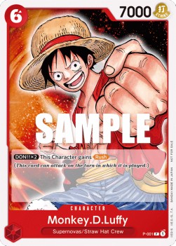 P-001, P, Monkey.D.Luffy (Promo Version)
