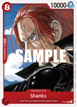 P-016, P, Shanks  (Promo Version)