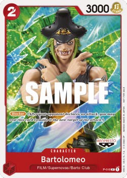 P-018, P, Bartolomeo (Promo Version)