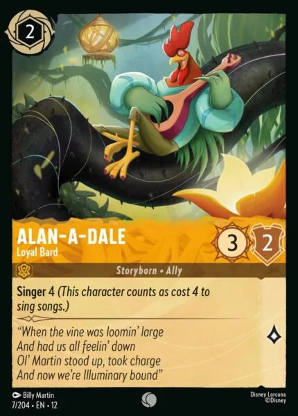 12WIL-007, C, Alan-A-Dale - Loyal Bard (Foil)