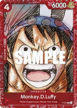 P-022, P, Monkey D. Luffy (Premium Card Collection Version)
