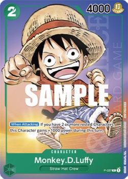 P-037, P, Monkey.D.Luffy (Promo Version)