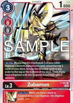 P-097, P, Zubamon (EX5 Box Topper)