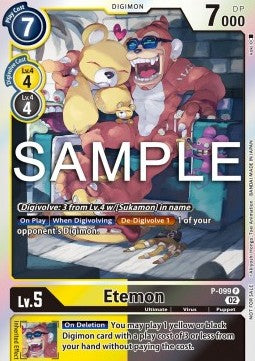 P-099, P, Etemon (EX5 Box Topper)