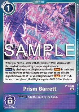 P-096, P, Prism Garrett (EX5 Box Topper)