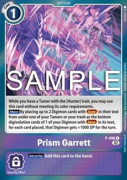 P-096, P, Prism Garrett (EX05 Box Topper)