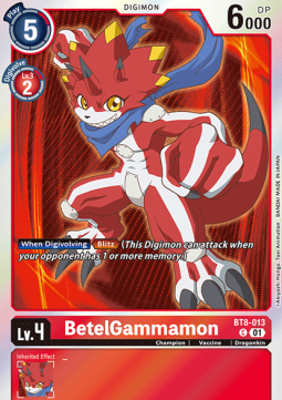 BT08-013 C, BetelGammamon (BT15 Double Pack version)