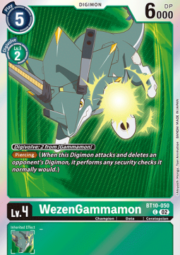 BT10-050 C, WezenGammamon (BT15 Double Pack version)