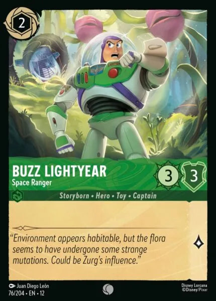 12WIL-076, C, Buzz Lightyear - Space Ranger