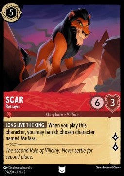 5SSK-109, UC, Scar - Betrayer (Foil)