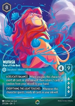 5SSK-217, E, Mufasa - Ruler of Pride Rock
