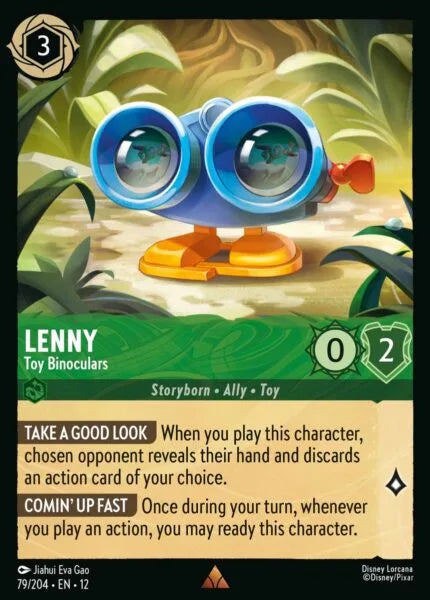 12WIL-079, R, Lenny - Toy Binoculars (Foil)