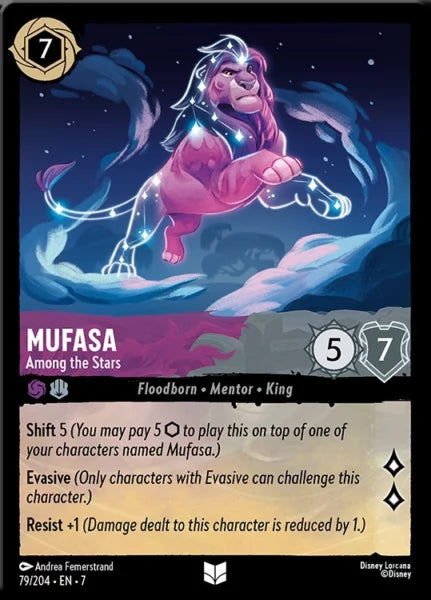 7ARC-079, UC, Mufasa - Among the Stars (Foil)