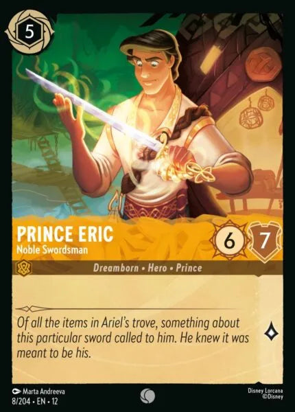 12WIL-008, C, Prince Eric - Noble Swordsman (Foil)
