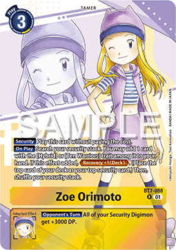 BT07-088 R, Zoe Orimoto (Premium Heroines Alternate Art)