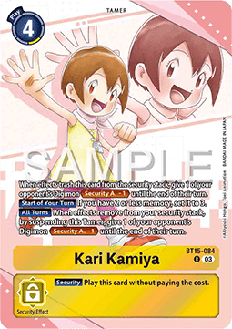 BT15-084, R, Kari Kamiya (Premium Heroines Alternate Art)