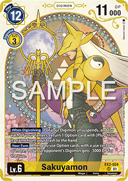 EX02-024 SR, Sakuyamon (Premium Heroines Alternate Art)