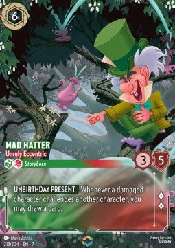 7ARC-213, E, Mad Hatter - Unruly Eccentric
