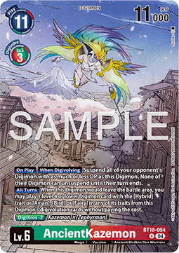 BT18-054, R, AncientKazemon (ver. CHAMPIONSHIP 2024)