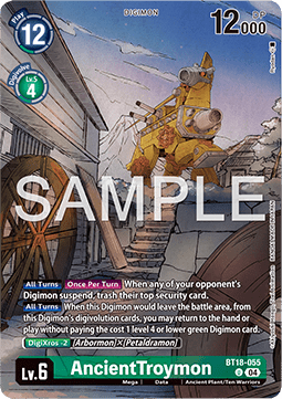 BT18-055, UC, AncientTroymon (ver. CHAMPIONSHIP 2024)