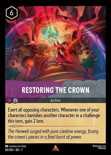 7ARC-083, R, Restoring the Crown (Foil)