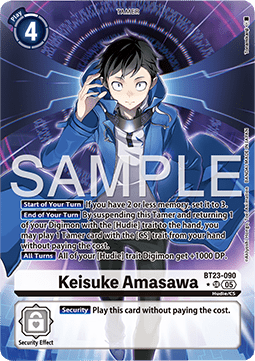 BT23-090, SR, Keisuke Amasawa (Alternate Art)