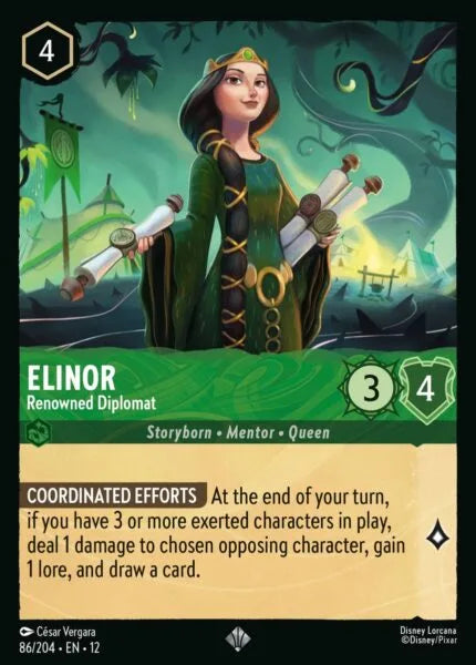 12WIL-086, SR, Elinor - Renowned Diplomat (Foil)