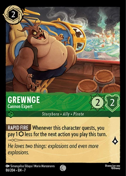 7ARC-086, C, Grewnge - Cannon Expert (Foil)