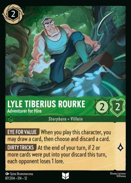 12WIL-087, UC, Lyle Tiberius Rourke - Adventurer for Hire