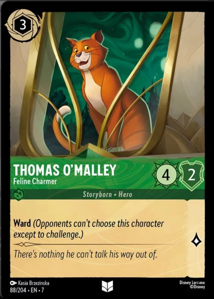 7ARC-088, UC, Thomas O'Malley - Feline Charmer