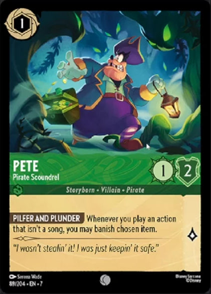7ARC-089, C, Pete - Pirate Scoundrel