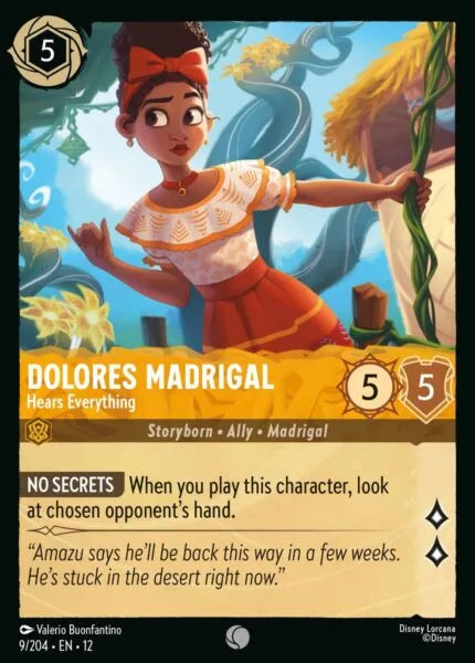 12WIL-009, C, Dolores Madrigal - Hears Everything