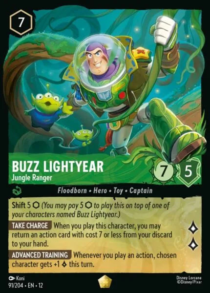 12WIL-091, L, Buzz Lightyear - Jungle Ranger