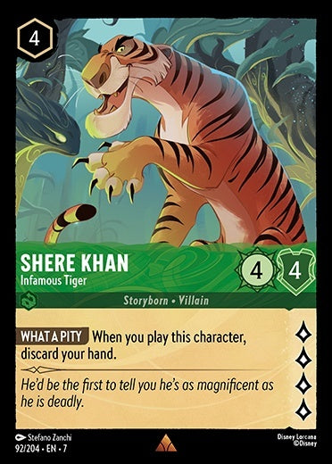7ARC-092, R, Shere Khan - Infamous Tiger