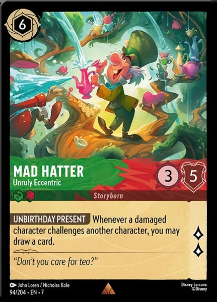 7ARC-094, R, Mad Hatter - Unruly Eccentric