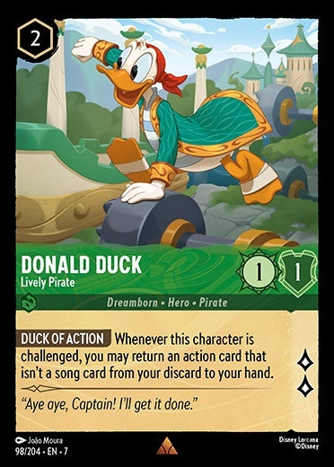 7ARC-098, R, Donald Duck - Lively Pirate