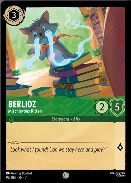 7ARC-099, C, Berlioz - Mischevious Kitten