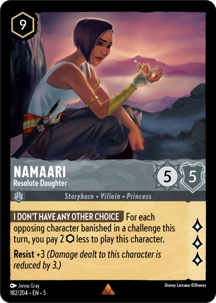 5SSK-182, R, Namaari - Resolute Daughter (Foil)