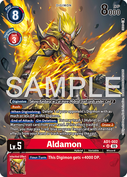 AD1-002, SR, Aldamon (Alternate Art)