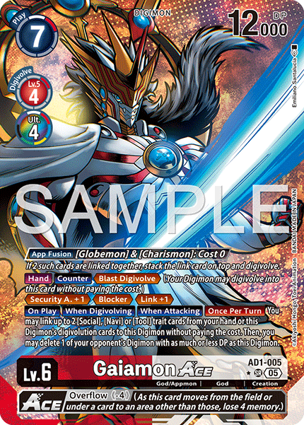 AD1-005, SR, Gaiamon ACE (Alternate Art)