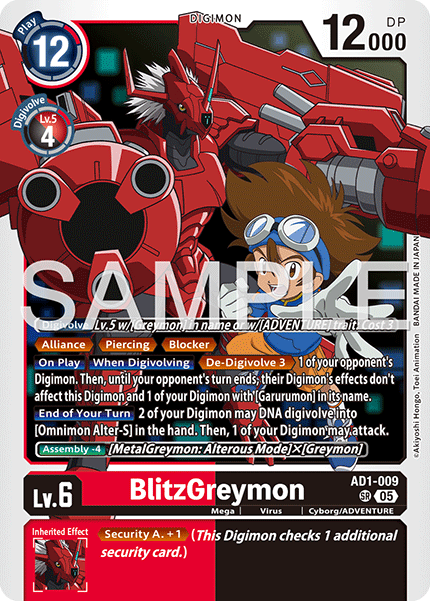 AD1-009, SR, BlitzGreymon