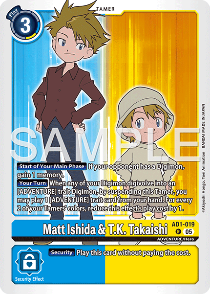 AD1-019, R, Matt Ishida & T.K. Takaishi