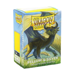 Dragon Shield - Dual Matte - Yellow & Silver(100pcs)