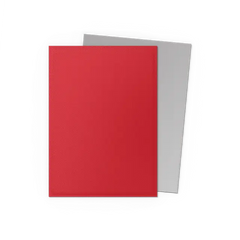 Dragon Shield - Dual Matte - Crimson & Silver(100pcs)