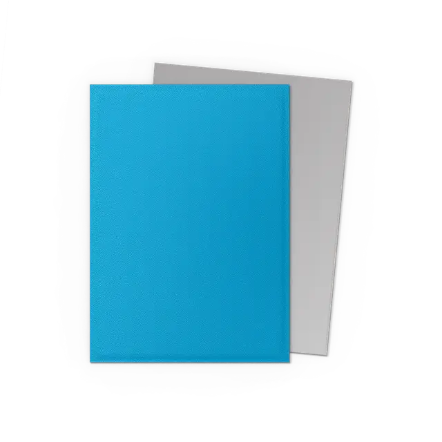 Dragon Shield - Dual Matte - Sky Blue & Silver(100pcs)