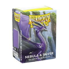 Dragon Shield - Dual Matte - Nebula & Silver(100pcs)