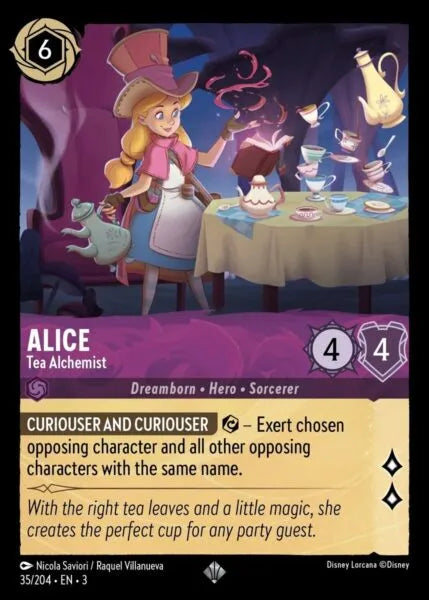 3INK-035, SR, Alice - Tea Alchemist (Foil)