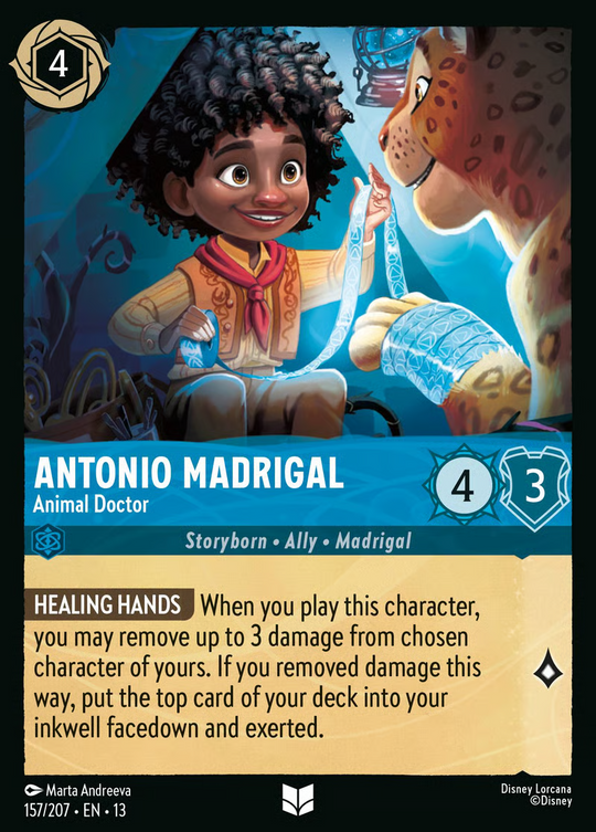 13ATK-157, UC, Antonio Madrigal - Animal Doctor (Foil)