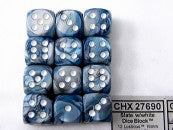 Chessex - Lustrous 16mm d6 Dice Block™ (12 dice)