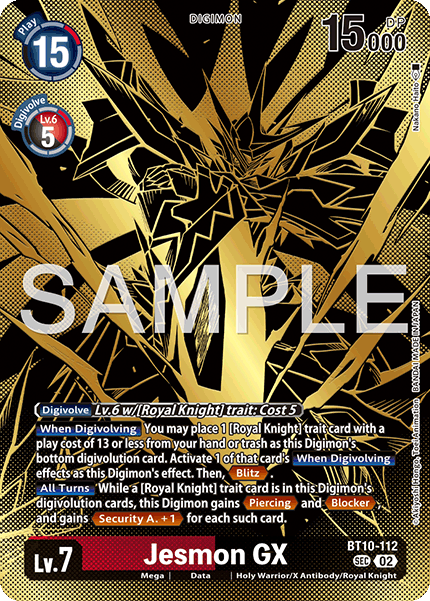 BT10-112 SEC, Jesmon GX (PB21 Version)